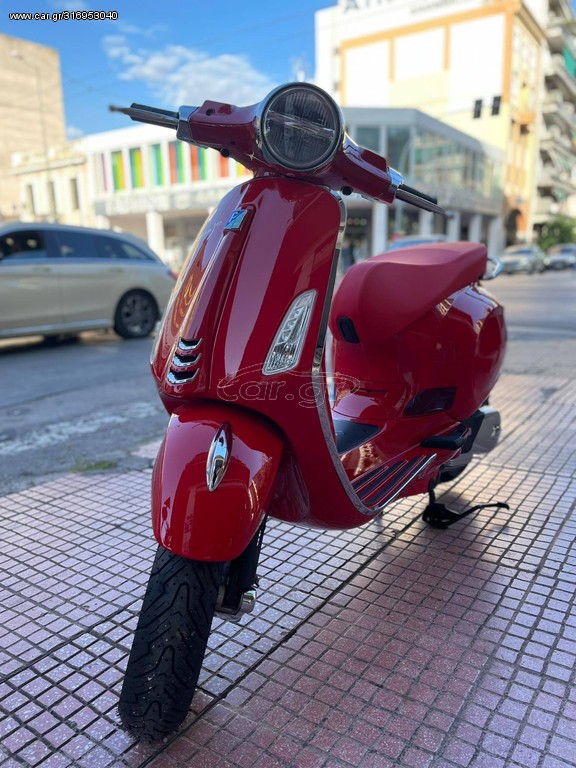 Car Gr Piaggio Primavera Vespa Primavera Red New