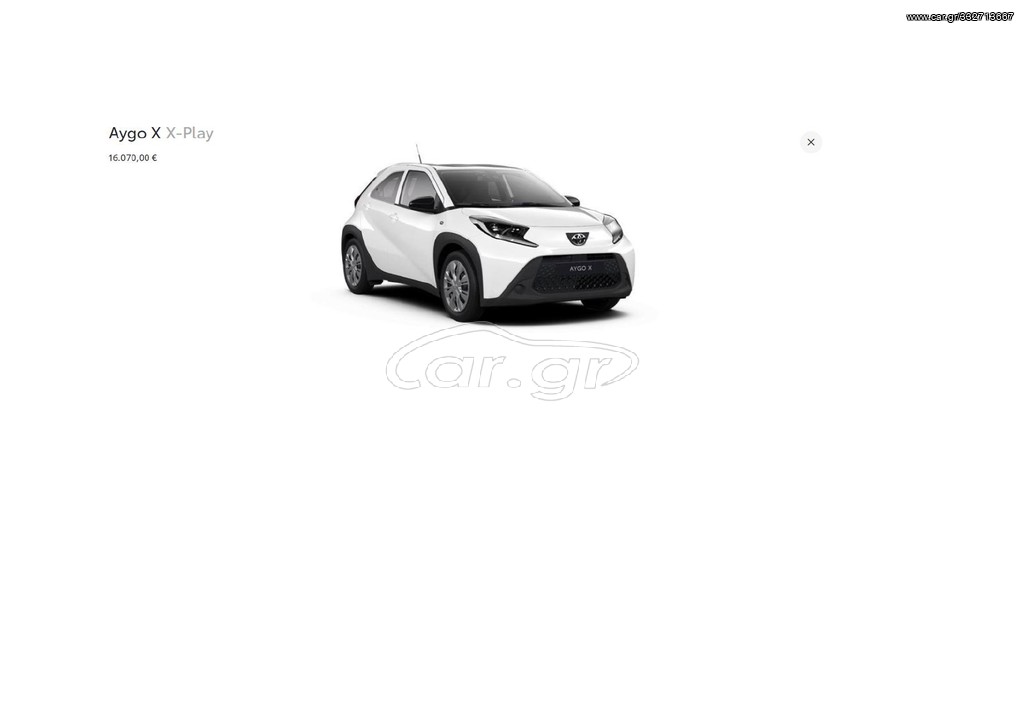 Car Gr Toyota Aygo 23 X PLAY 5M T