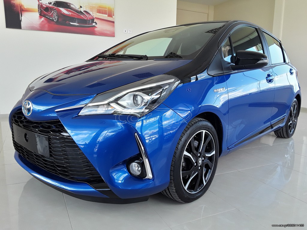 Car Gr Toyota Yaris 19 1 5 Hybrid HSD Bi Tone Black Blue JPN 1 5