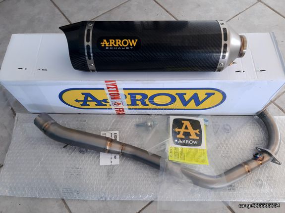 Car gr SYM VF 185 EURO5 ΕΞΑΤΜΙΣΗ ΤΕΛΙΚΌ ARROW ΓΝΗΣΙΟ CARBON KAΙ ΛΑΙΜΌ