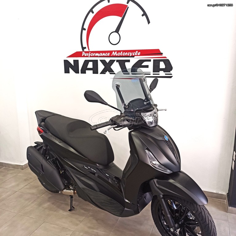 Car Gr Piaggio Beverly Hpe Deep Black Special Edition