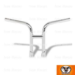 ΤΙΜΟΝΙ ΧΡΩΜΙΟ- BILTWELL RE-BAR HANDLEBAR/82-17 H-D (EXCL. E-THROTTLE MODELS; 88-11(NU)SPRINGERS)