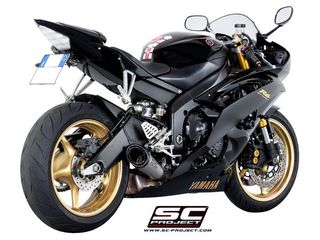 Εξάτμιση Τελικό Sc Project S1 Silencer Titanium/Carbon End Yamaha R6 2006 - 2016  Racing Version