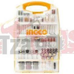 AKMG1871 Σετ 187 εξαρτήματα για μίνι δραπανάκι Ingco