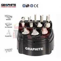 Σετ μύτες για ρούτερ Graphite Φ8 12 τεμάχια