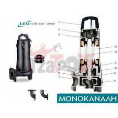 Αντλία λυμάτων LEPONO μονοκαναλη 380v 5.5HP 80SWE40-18-4.0