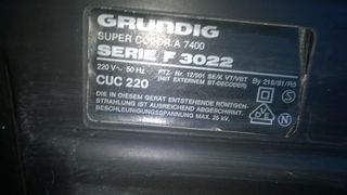 GRUNDIG Super Color C7400 Serie F3022 -thumb-1