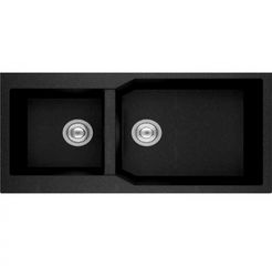 Sanitec 98x50cm Ultra Granite 803 Νεροχύτης Γρανιτένιος + ΔΏΡΟ ΓΆΝΤΙΑ ΝΊΤΡΟ (ΠΛΗΡΩΜΉ ΈΩΣ 60 ΔΌΣΕΙΣ)