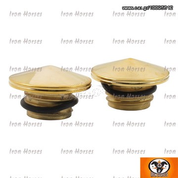 ΤΑΠΕΣ ΤΕΠΟΖΙΤΟΥ-GASCAP SET POINTED SOLID BRASS '83-'95!!
