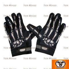 ΓΑΝΤΙΑ- LT MENS BONES HAND GLOVES BLACK