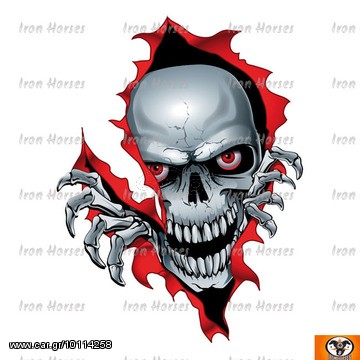 ΑΥΤΟΚΟΛΛΗΤΟ-LT MINI DECAL RIP SKULL
