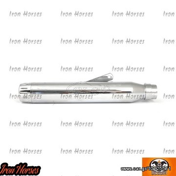 ΤΕΛΙΚΟ ΕΞΑΤΜΙΣΗΣ UNIVERSAL- MUFFLER RAGE CHROME / CHROME END-CAP