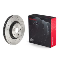 ΔΙΣΚΟΠΛΑΚΕΣ BREMBO ΤΡΥΠΗΤΕΣ ΓΙΑ SUBARU IMPREZA 2.0 WRX STi AWD 2001-2008 KAI 2.5 WRX STI AWD 2008-2011