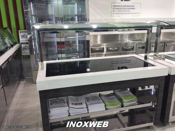 INOXWEB-BUFFET corian line κεραμικο γυαλι 150χ71χ140-- ΝΕΑ ΤΙΜΗ(TIΜΗ ΑΝΑΛΟΓΑ ΜΕ ΤΟ ΚΟΡΙΑΝ ΚΑΙ ΤΗΝ ΕΠΕΝΔΥΣΗ)