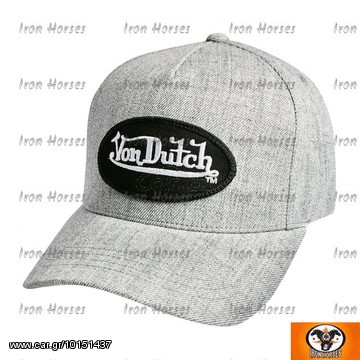 ΚΑΠΕΛΟ-VON DUTCH BASEBALL CAP BILL GREY