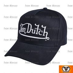 ΚΑΠΕΛΟ- VON DUTCH BASEBALL CAP BRAND BLACK