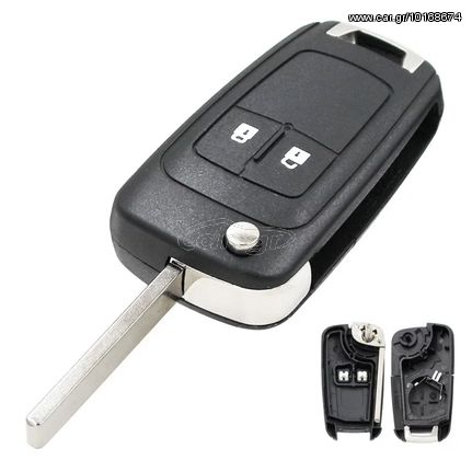 Κέλυφος Κλειδιού (2 Κουμπιά) Opel Astra Zafira Meriva Insignia