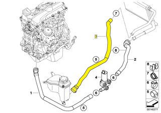 ΣΩΛΗΝΑΣ ΕΠΙΣΤΡΟΦΗΣ ΑΠΌ ΚΑΛΟΡΙΦΕΡ E87 E93 E84 (X1)-thumb-1