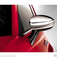 Καπάκια καθρεπτών Νίκελ για Fiat 500