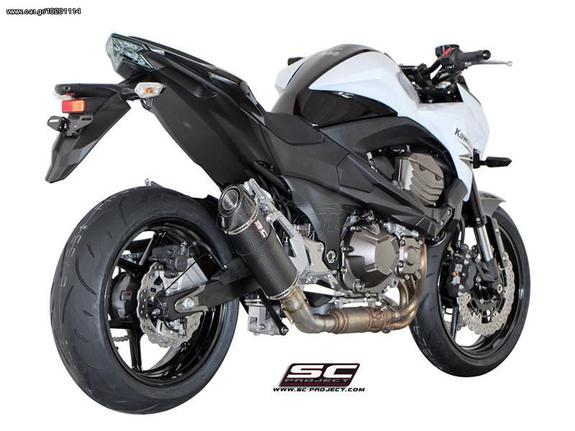 Εξάτμιση Τελικό Sc Project Oval Matt Carbon Silencer Kawasaki Z 800 E-Version '13 '16