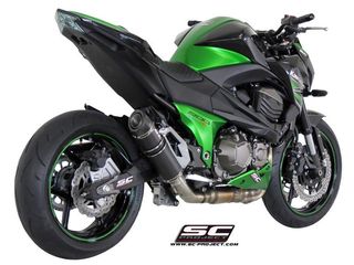 Εξάτμιση Τελικό Sc Project GP Tech Matt Carbon Silencer Kawasaki Z 800 E-Version 2013 - 2016