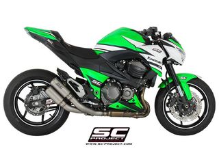 Εξατμίσεις Διπλά Τελικά Sc Project CR-T Twin Silencers Titanium Kawasaki Z 800 '13 '16