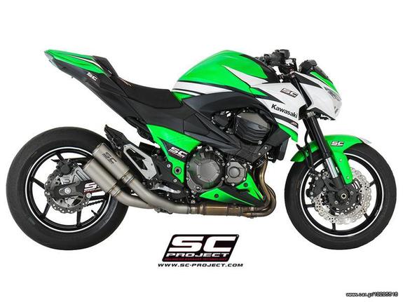 Εξατμίσεις Διπλά Τελικά Sc Project CR-T Twin Silencers Titanium Kawasaki Z 800 '13 '16