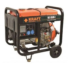 KRAFT ΓΕΝΝΗΤΡΙΑ- WS 8500-3 DIESEL 6.5 KVA Με Μίζα Και Μπαταρία 220V (63774)