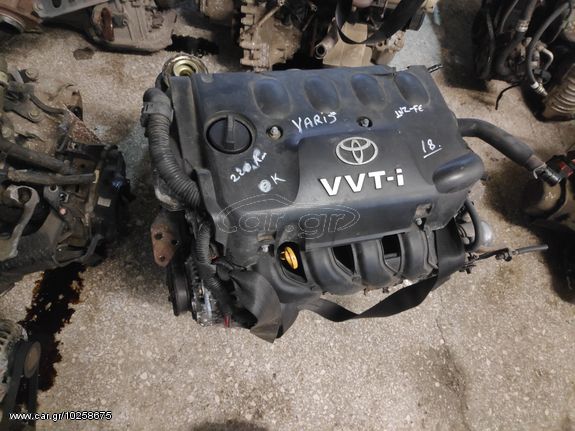 Κινητήρας - μοτέρ 1NZ-FE 1.5 VVT-i, 108 BHp (81 kW), από Toyota Yaris T-Sport 2001 - 2005 για Toyota Auris '07-'12, Toyota Corolla '02-'06 