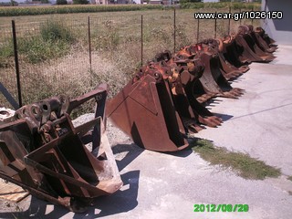 Ανοιγοκλειόμενοι κουβάδες, σχάρες, πετροσυλλέκτες, αρπάγες για εκσκαφείς και φορτωτές-thumb-31