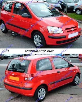 ΠΟΡΤΑ EMΠΡΟΣ 3Π (Γ) L     HYUNDAI  GETZ 02-05     HYUNDAI  GETZ 06-10