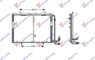 ΨΥΓΕΙΟ A/C 2.0-2.3-3.2 ΒΕΝΖ(55,2x40,6     MERCEDES  SLK (R170) 96-04     MERCEDES  CLK (W208) 97-02