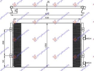 ΨΥΓΕΙΟ A/C 2.2 CRD (54x35x1.6)     CHRYSLER  PT CRUISER 01-10