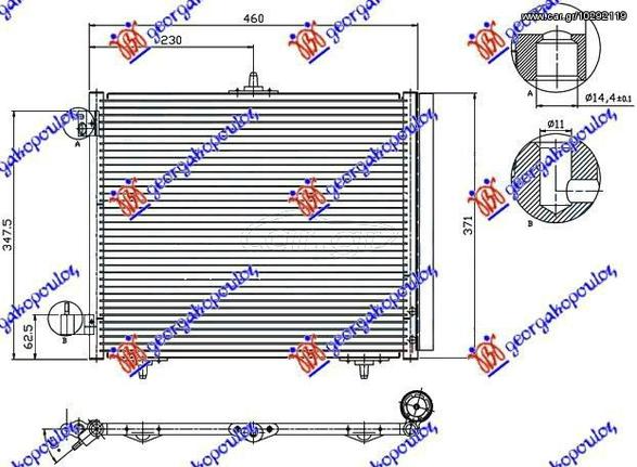 ΨΥΓΕΙΟ A/C 05- ΒΕΝΖ-ΠΕΤΡ (42x37) 3ΒΑΣ     PEUGEOT  208 12-16     PEUGEOT  208 16-     PEUGEOT  2008 14-     CITROEN  C3 02-10     PEUGEOT  207 06-14     PEUGEOT  1007 05-09     CITROEN  C4 CACTUS 14-