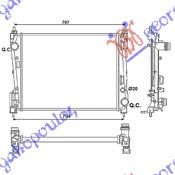 ΨΥΓΕΙΟ 1,3 JTD-CDTI (62x39,5)55KW     FIAT  PUNTO EVO 09-12     FIAT  GRANDE PUNTO 05-12     OPEL  CORSA D 06-15