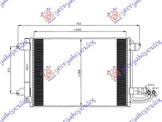 ΨΥΓΕΙΟ A/C ΒΕΝΖ/ΠΕΤΡ. (55x39x1.6)     VW  GOLF V 04-08     VW  GOLF PLUS 04-09     SEAT  LEON 05-13     SKODA  OCTAVIA 5 04-08     SEAT  TOLEDO 05-13     VW  JETTA 05-10     VW  GOLF VI 08-13     VW 