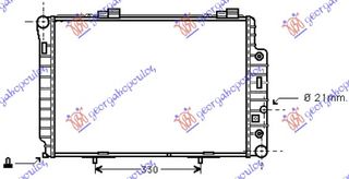 ΨΥΓ. 2.0-2.3BZ KOMP.Μ/A+AC(61x42)     MERCEDES  SLK (R170) 96-04     MERCEDES  E CLASS (W210) 96-99