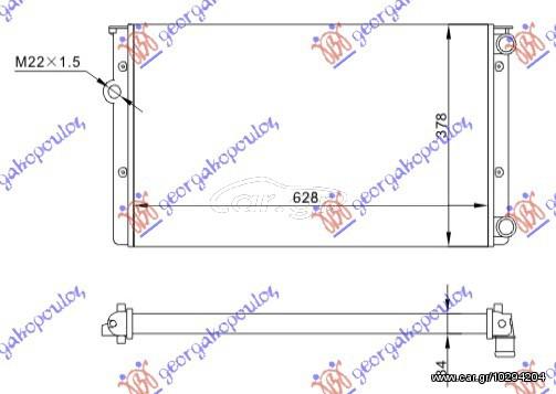 ΨΥΓΕΙΟ 1,6-1,8-2,0 (63x38)(ΠΑΡ.Σ/Ο)     VW  VENTO 92-98     VW  GOLF III 92-98