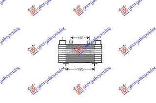 ΨΥΓΕΙΟ INTERCOOLER 2,5-2,9 TD (20x14x     MAZDA  P/U 2/4WD 99-03     FORD  RANGER 99-06     MAZDA  P/U 2/4WD 03-06