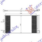 ΨΥΓΕΙΟ Α/C ΒΕΝΖ-ΠΕΤΡ (69x35,5x16)     RENAULT  LAGUNA 07-15     RENAULT  LAGUNA COUPE 08-15