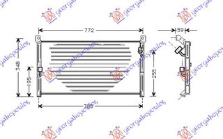 ΨΥΓΕΙΟ A/C 2.0i 16V (79x31)     TOYOTA  RAV 4 (XA10) 95-98     TOYOTA  RAV 4 (XA10) 98-00