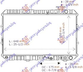 ΨΥΓΕΙΟ 1,5CC 12V (57x32,5)     HONDA  CIVIC SEDAN 84-85