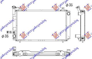 ΨΥΓΕΙΟ 1,4-1,6CC(59x35)T/O     NISSAN  SUNNY (N13) 90-91     NISSAN  SUNNY (N13) 86-89