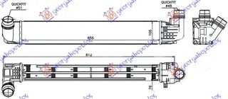 ΨΥΓΕΙΟ INT.1,5DCi (655x106x80)     DACIA  DUSTER 10-