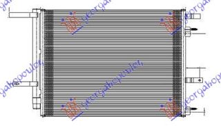 ΨΥΓΕΙΟ A/C 2,5 ΒΕΝΖΙΝΗ (60x43,4x16)     FORD  MONDEO 14-