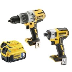 Σετ Dewalt Κρουστικό Δραπανοκατσάβιδο DCD996+Παλμικό Κατσαβίδι DCF887 BRUSHLESS 3 ταχυτήτων (2x5.0Ah) DCK276P2B +ΔΩΡΟ (ΕΩΣ 6 ΑΤΟΚΕΣ Η 60 ΔΟΣΕΙΣ)