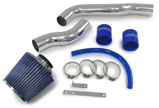 TENZO-R AIR INTAKE KIT WITH SPORT AIR FILTER BLUE FOR Honda Civic EX SI CRX 88-91