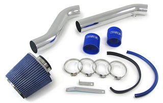 TENZO-R AIR INTAKE KIT WITH SPORT AIR FILTER BLUE FOR Honda Civic EX SI CRX DX 1992 - 1995