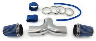 TENZO-R AIR INTAKE KIT + SPORT AIR FILTER BLUE FOR Chevrolet Corvette C5 97-00