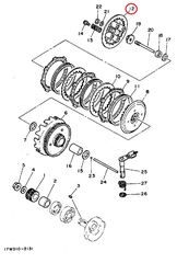 DT-50LC(17W),TDR-50,TZR-50,RZ-50 YAMAHA ΔΕΞΙ ΚΑΠΑΚΙ ΚΑΜΠΑΝΑΣ ΣΥΜΠΛΕΚΤΗ (ΑΦΑΛΟΣ)-thumb-3